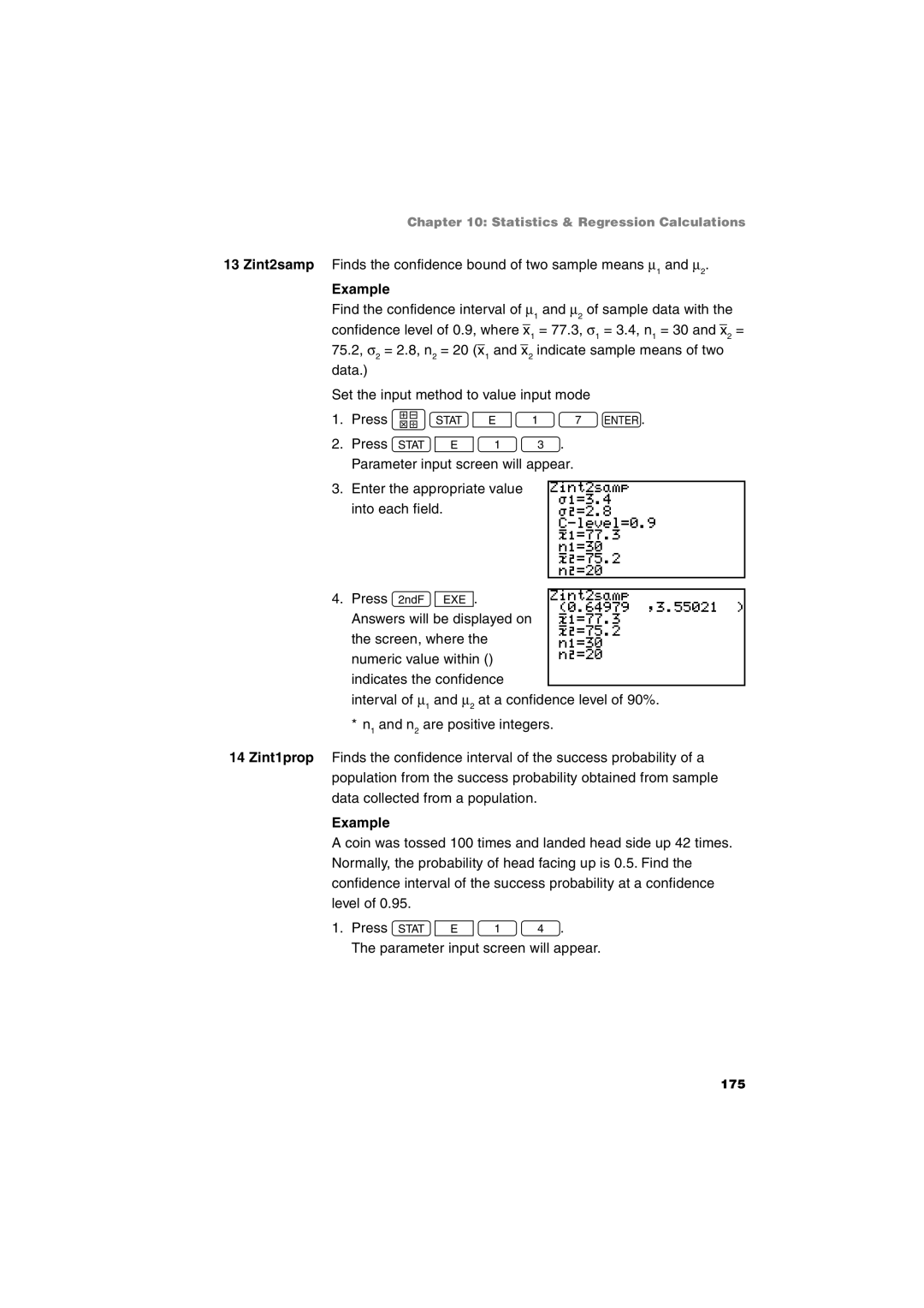 Sharp EL-9900 operation manual 175 