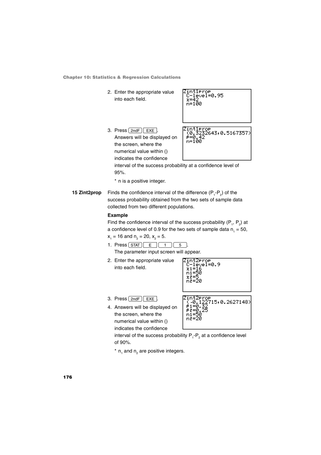 Sharp EL-9900 operation manual 176 