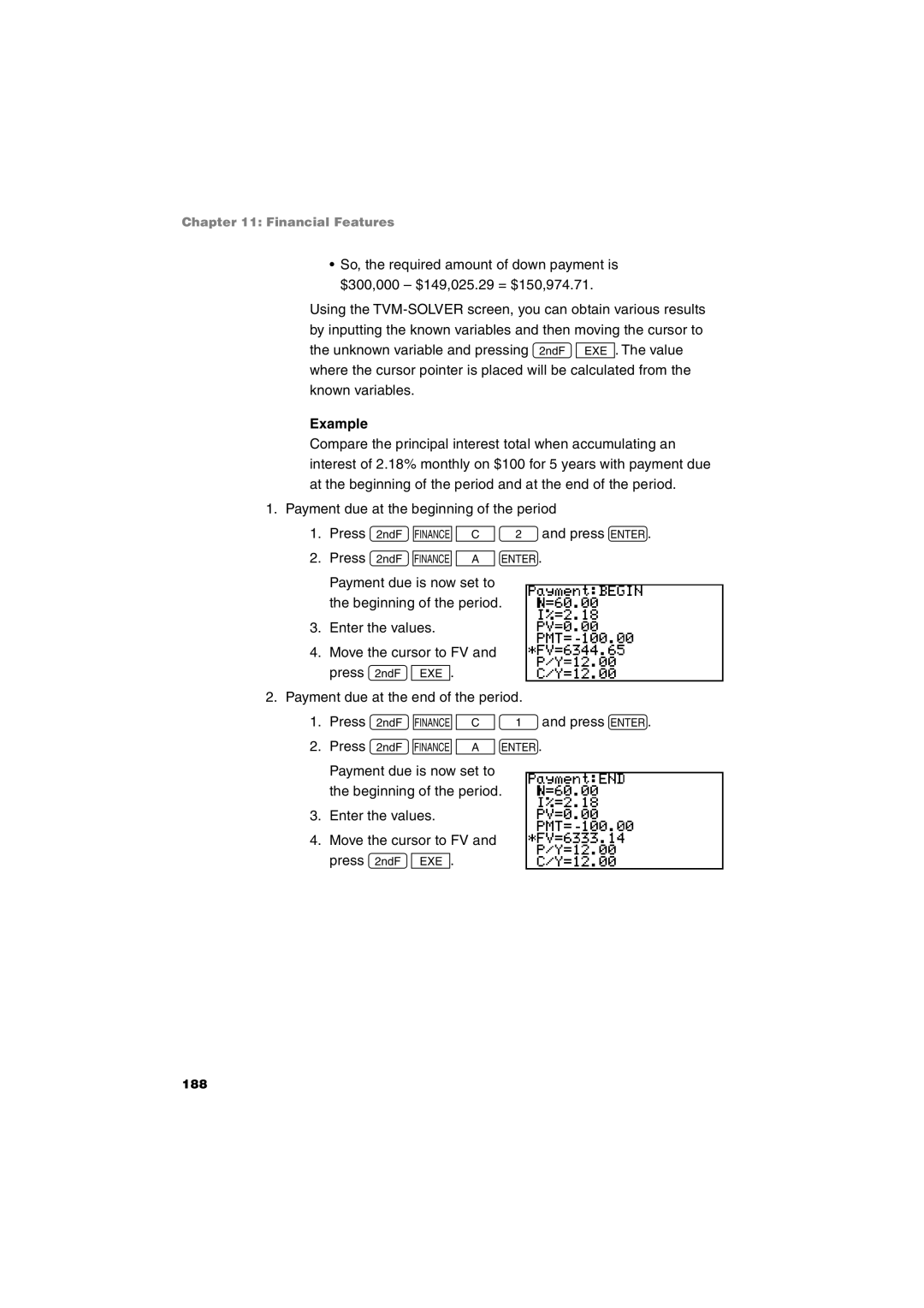 Sharp EL-9900 operation manual 188 