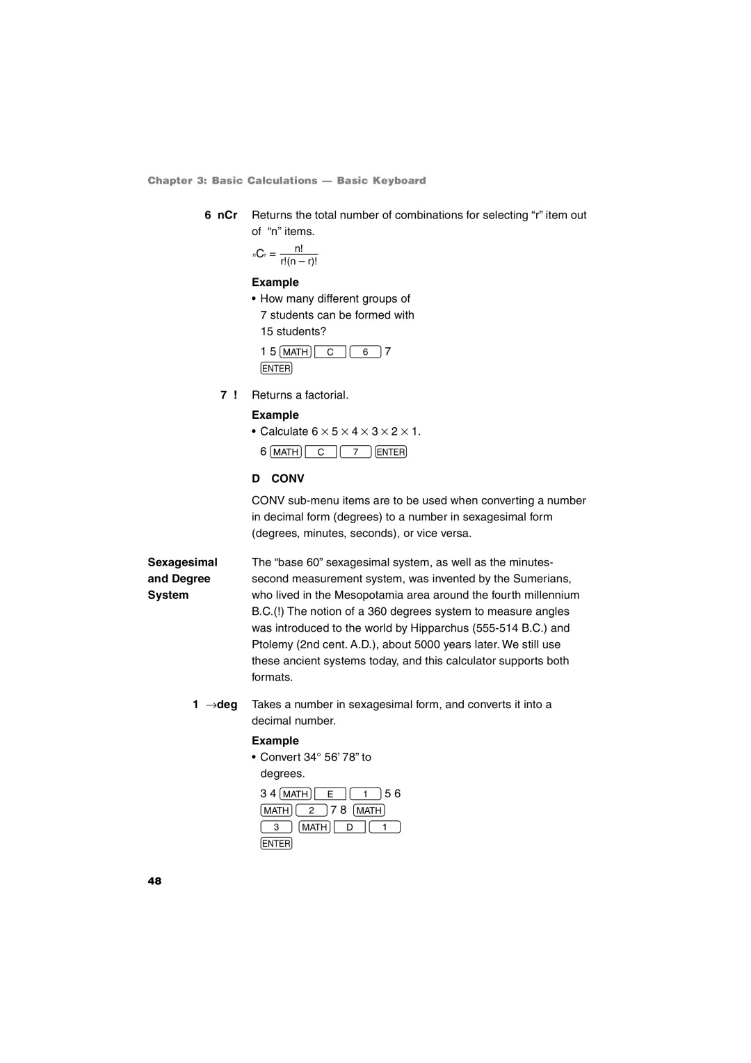 Sharp EL-9900 operation manual Conv 