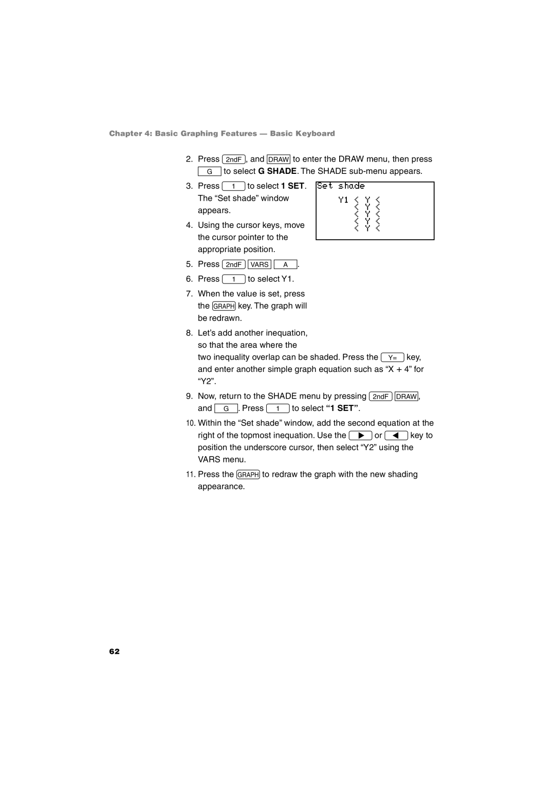 Sharp EL-9900 operation manual Basic Graphing Features Basic Keyboard 