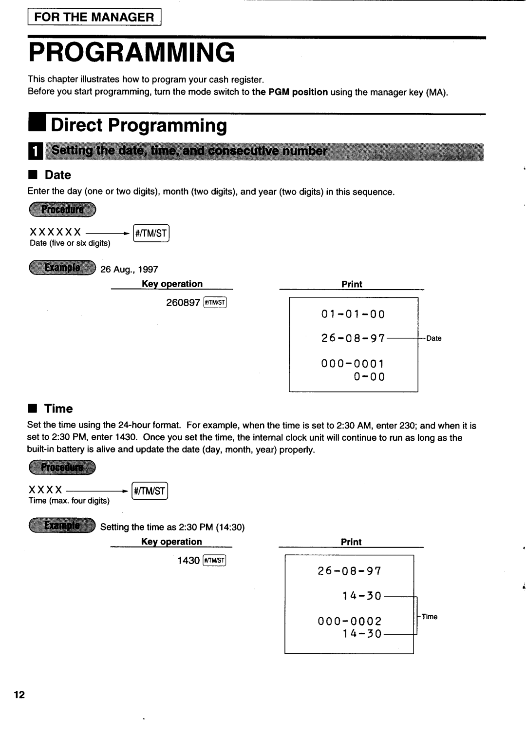 Sharp electronic cash register manual 