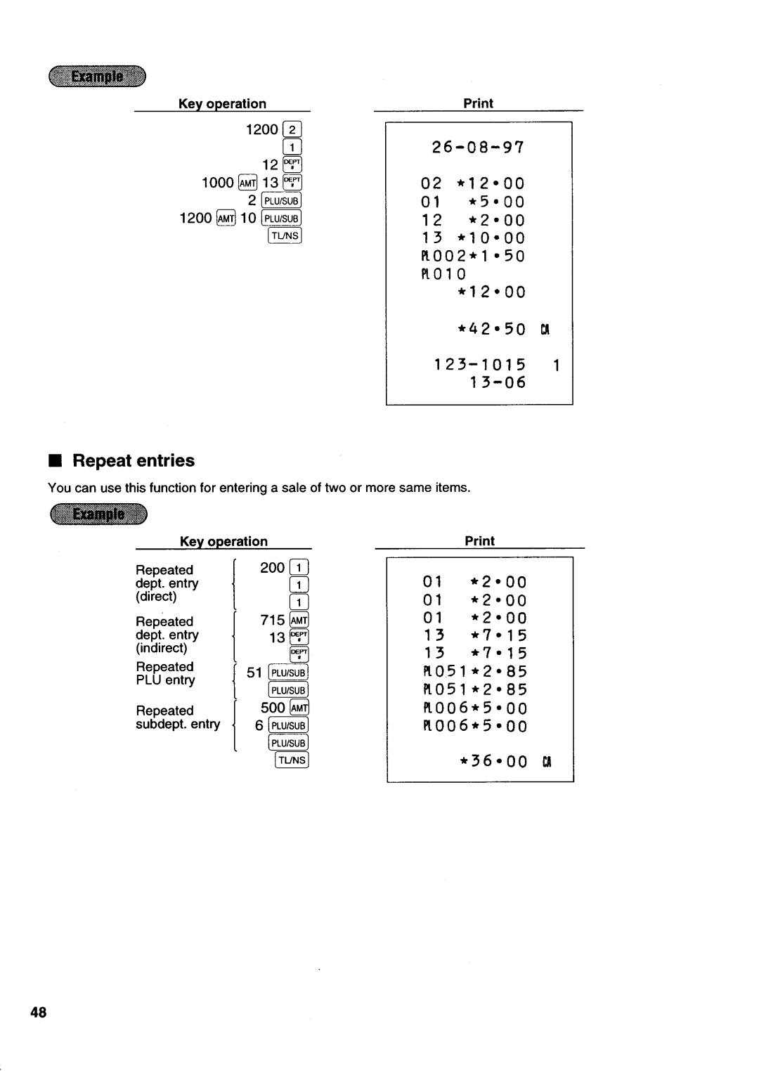 Sharp electronic cash register manual 