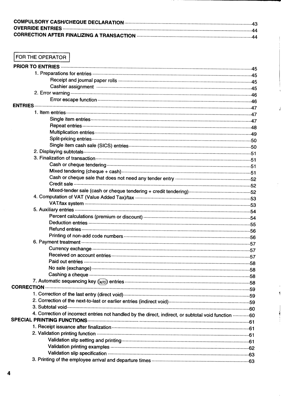 Sharp electronic cash register manual 