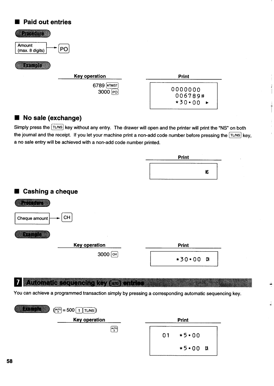 Sharp electronic cash register manual 