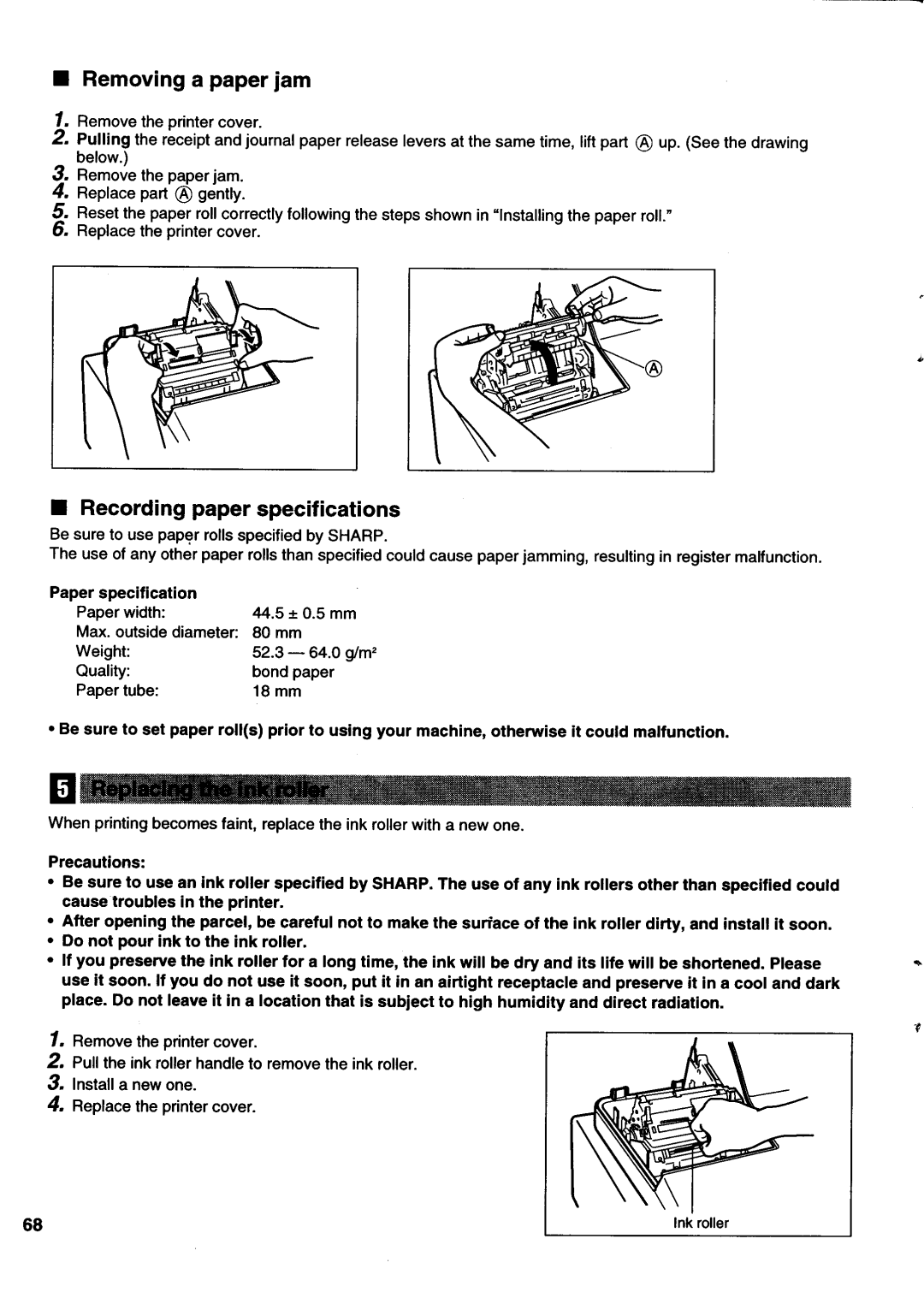 Sharp electronic cash register manual 