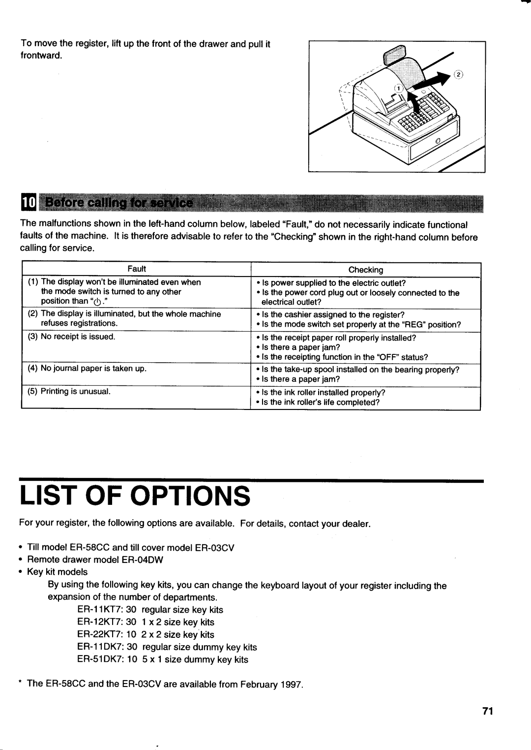 Sharp electronic cash register manual 