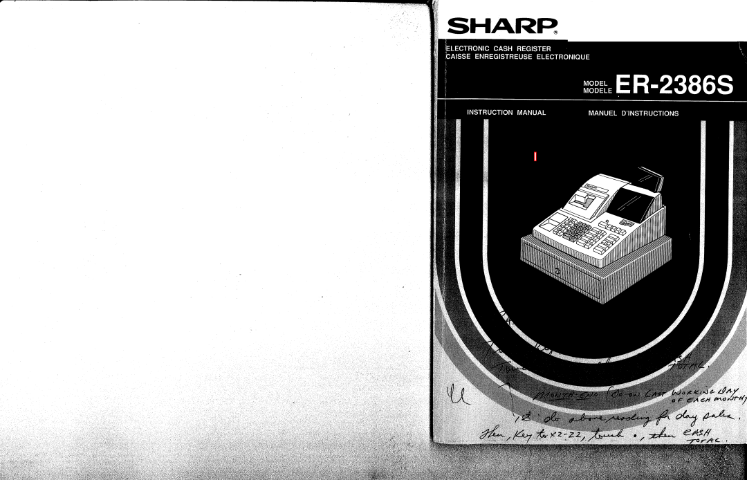 Sharp ER-2386S manual 