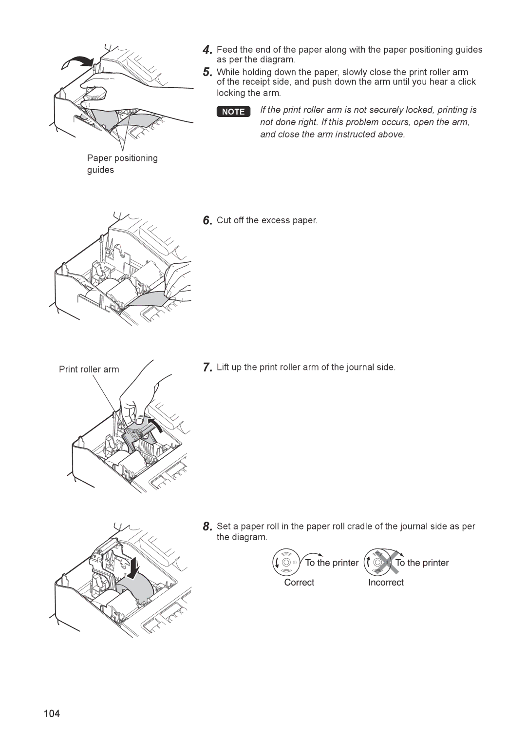 Sharp ER-A347A instruction manual 104 