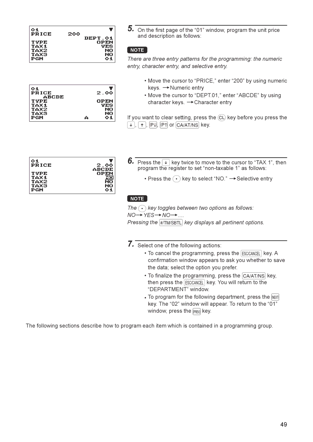 Sharp ER-A347A instruction manual 