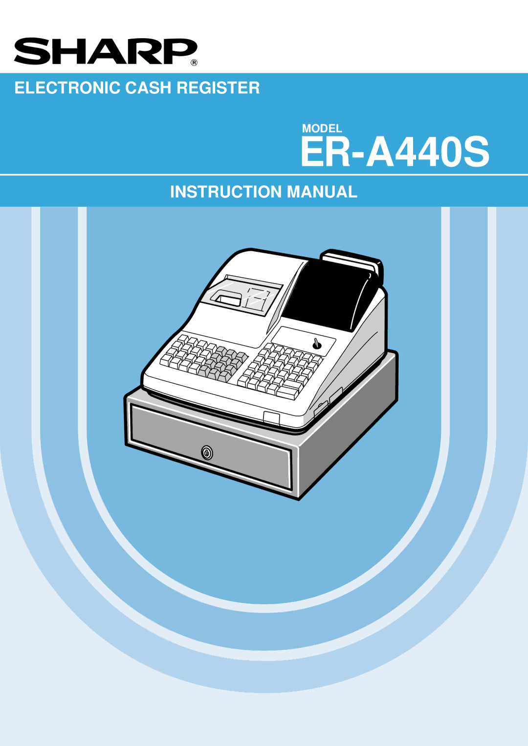 Sharp ER-A440S instruction manual 