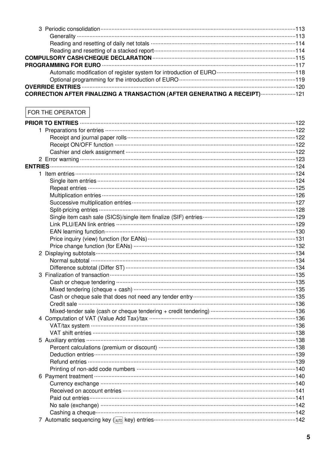 Sharp ER-A440S instruction manual For the Operator 