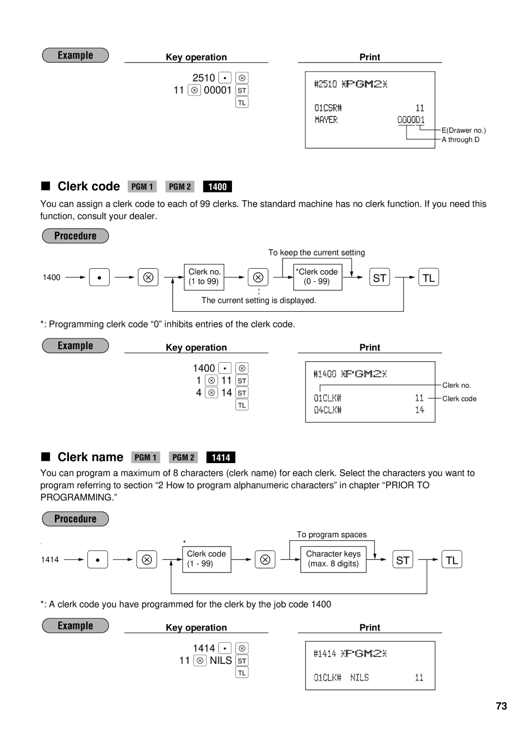 Sharp ER-A440S instruction manual 1414 . ≈ 11 ≈ Nils 