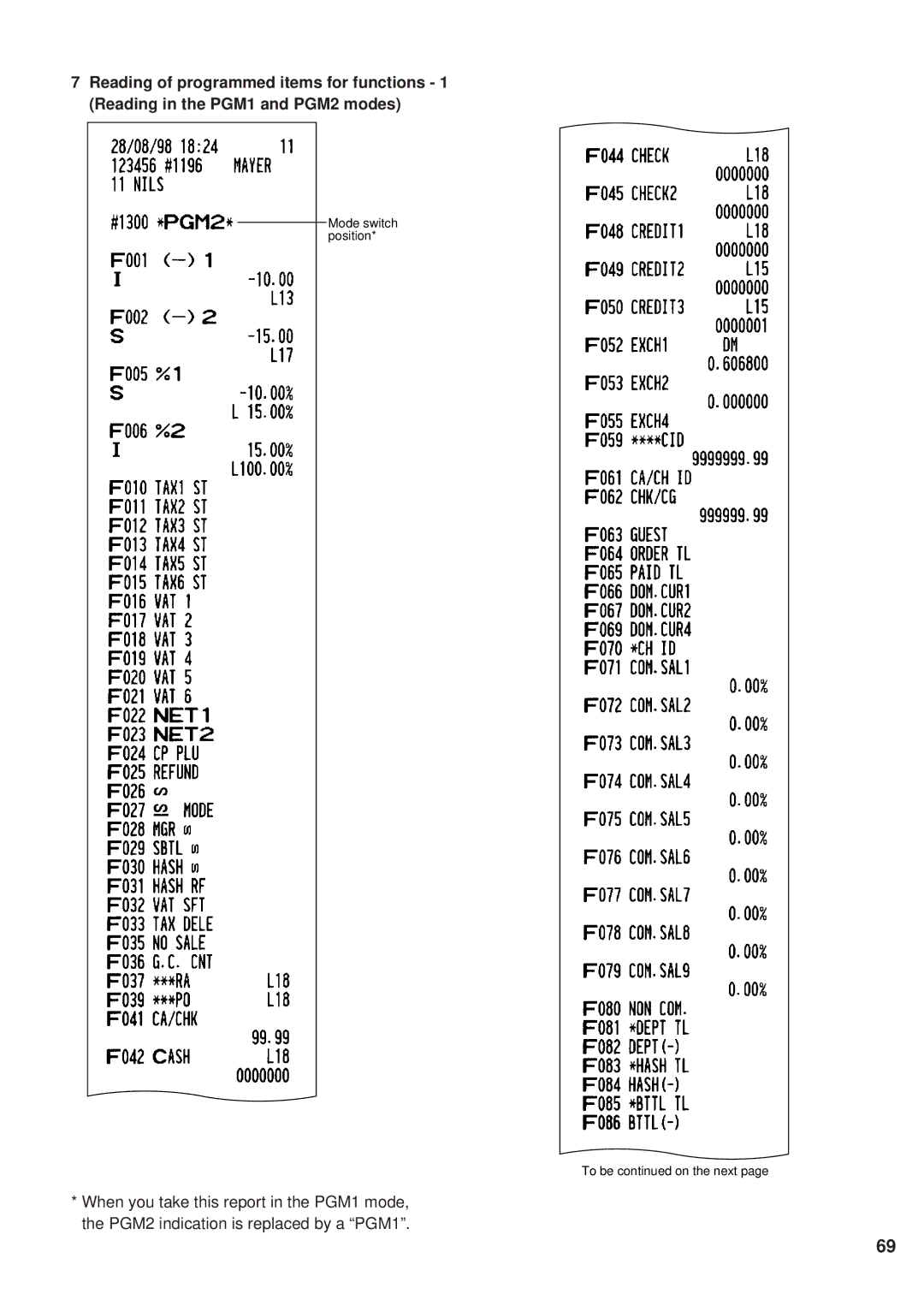 Sharp ER-A450 instruction manual To be on the next 