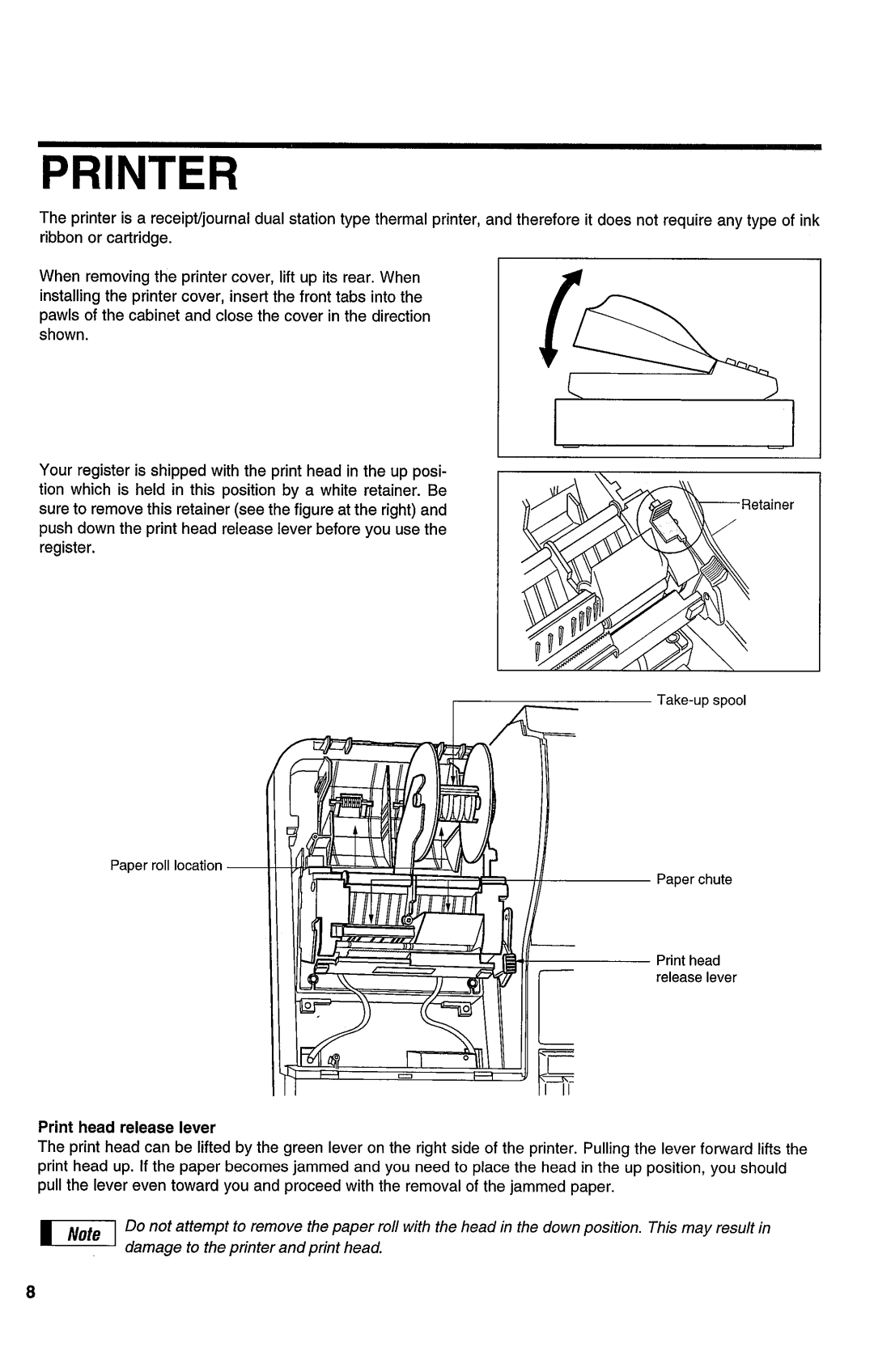 Sharp ER-A450T manual 