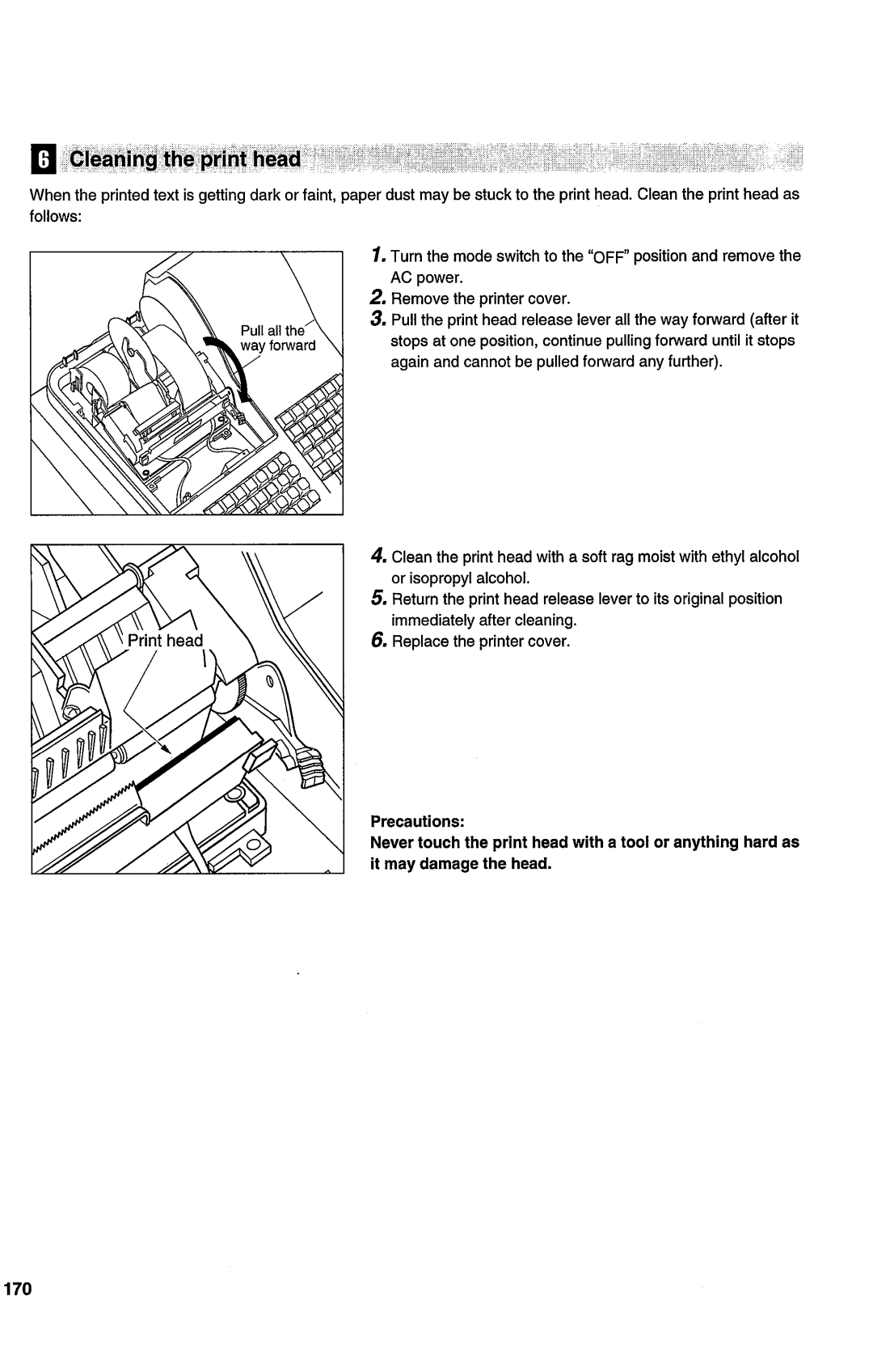 Sharp ER-A450T manual 