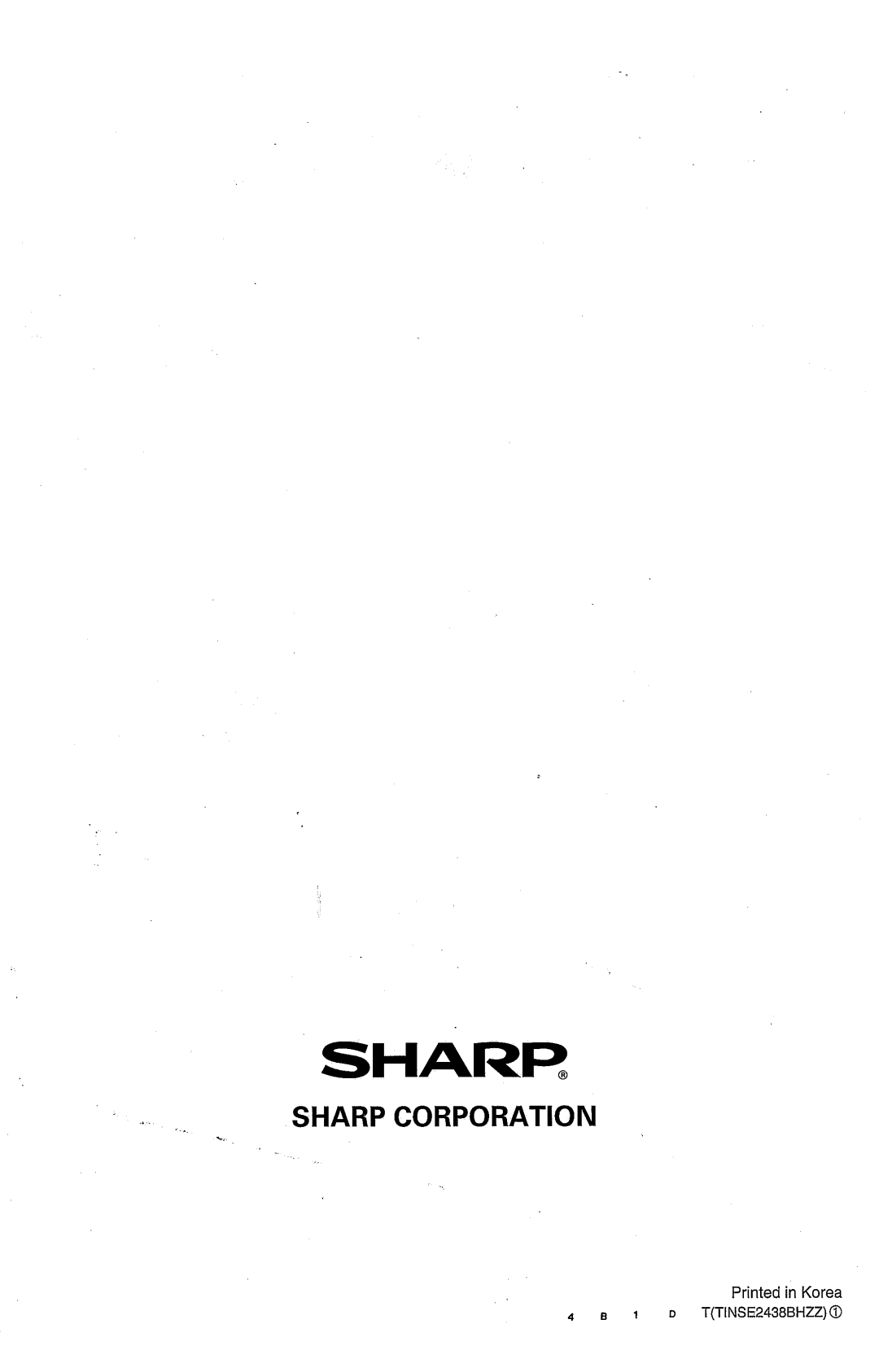 Sharp ER-A450T manual 