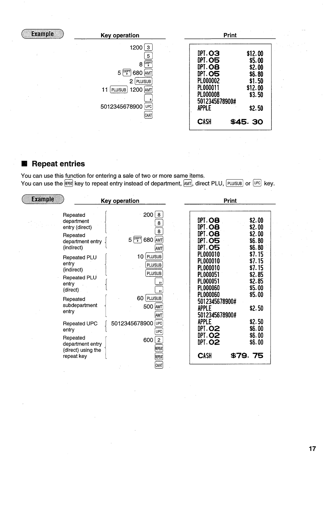 Sharp ER-A450T manual 