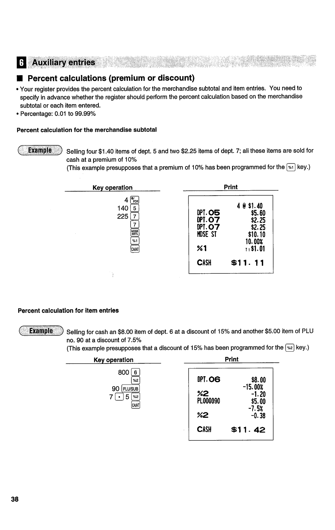 Sharp ER-A450T manual 