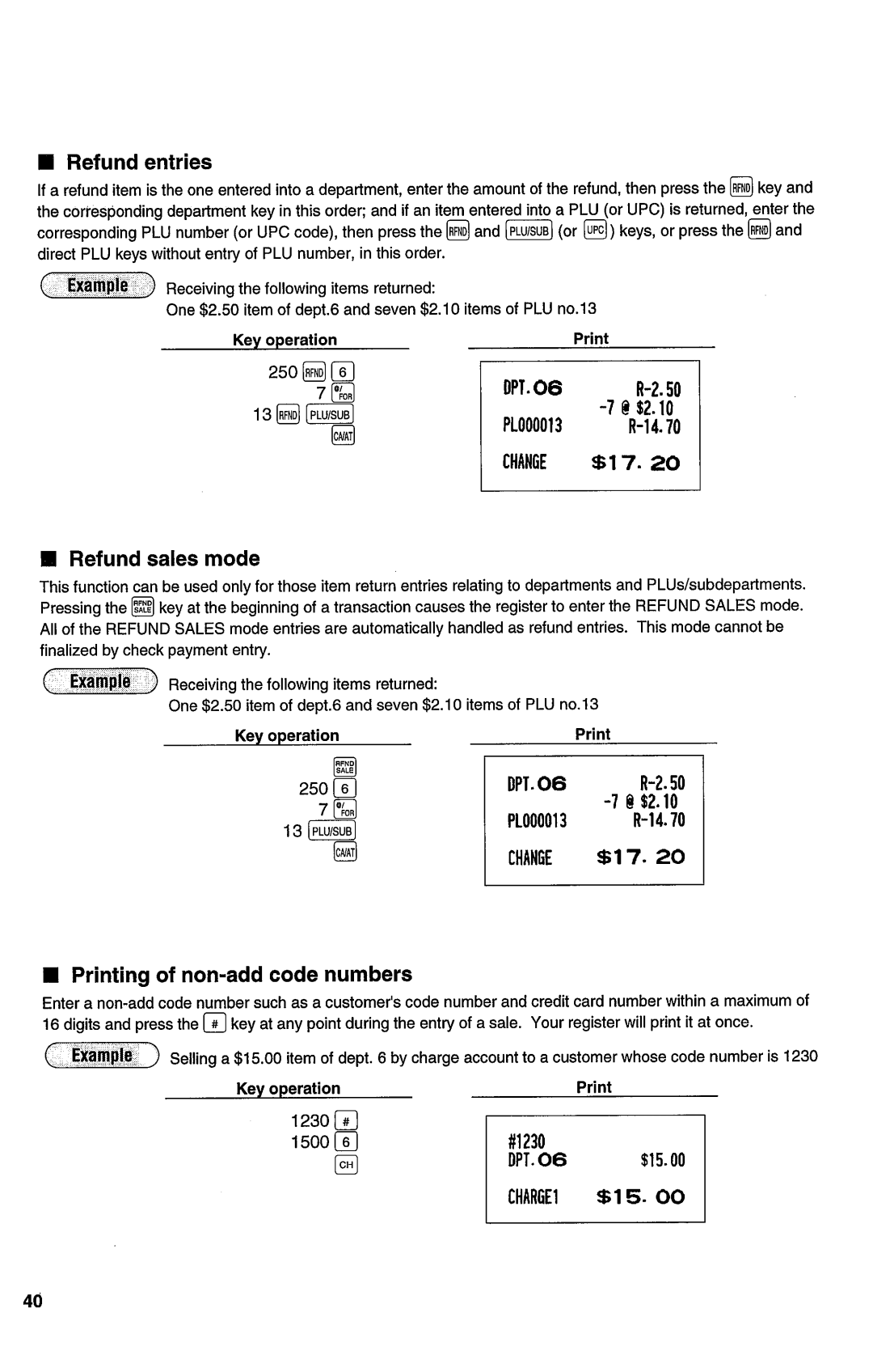 Sharp ER-A450T manual 