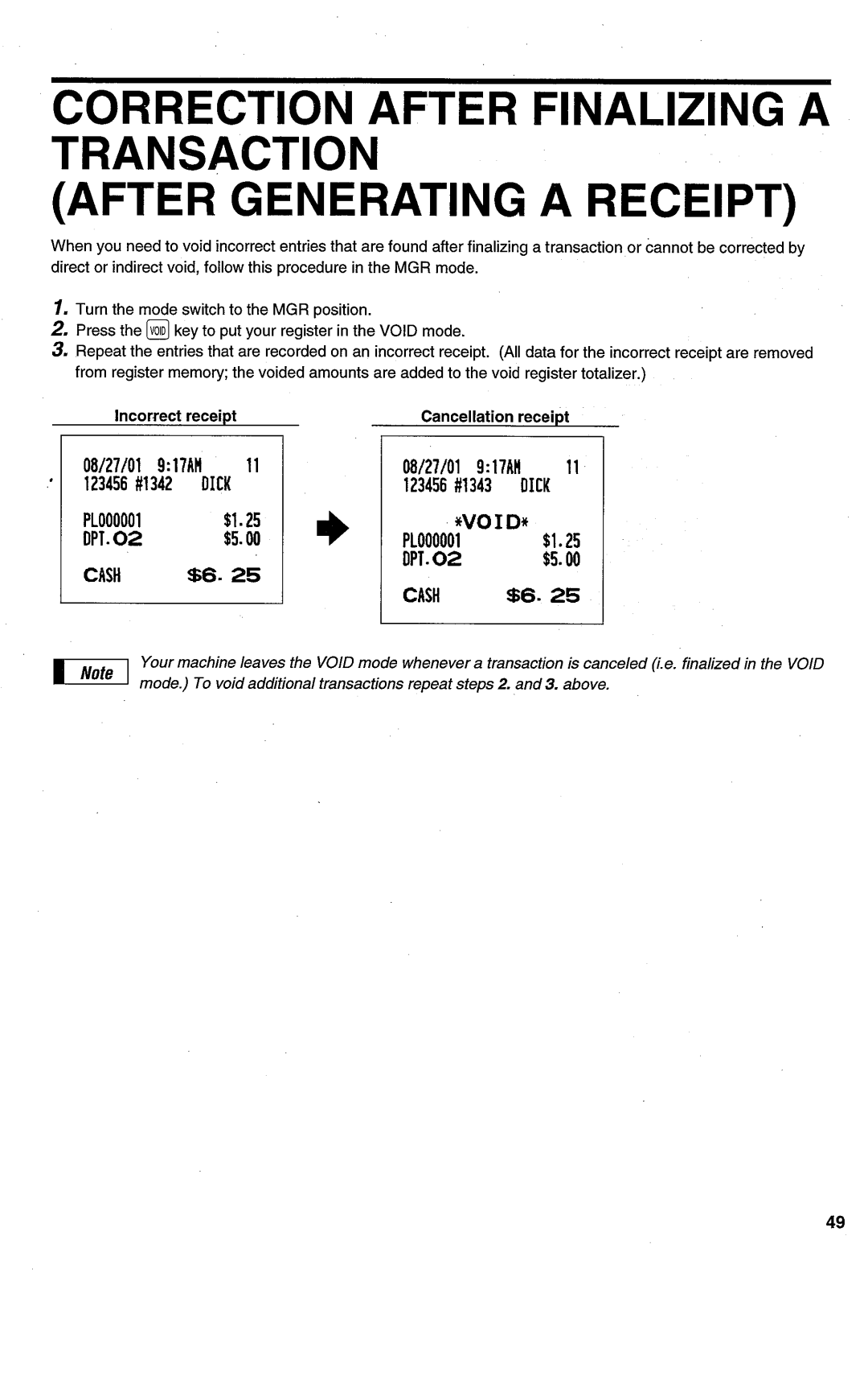 Sharp ER-A450T manual 