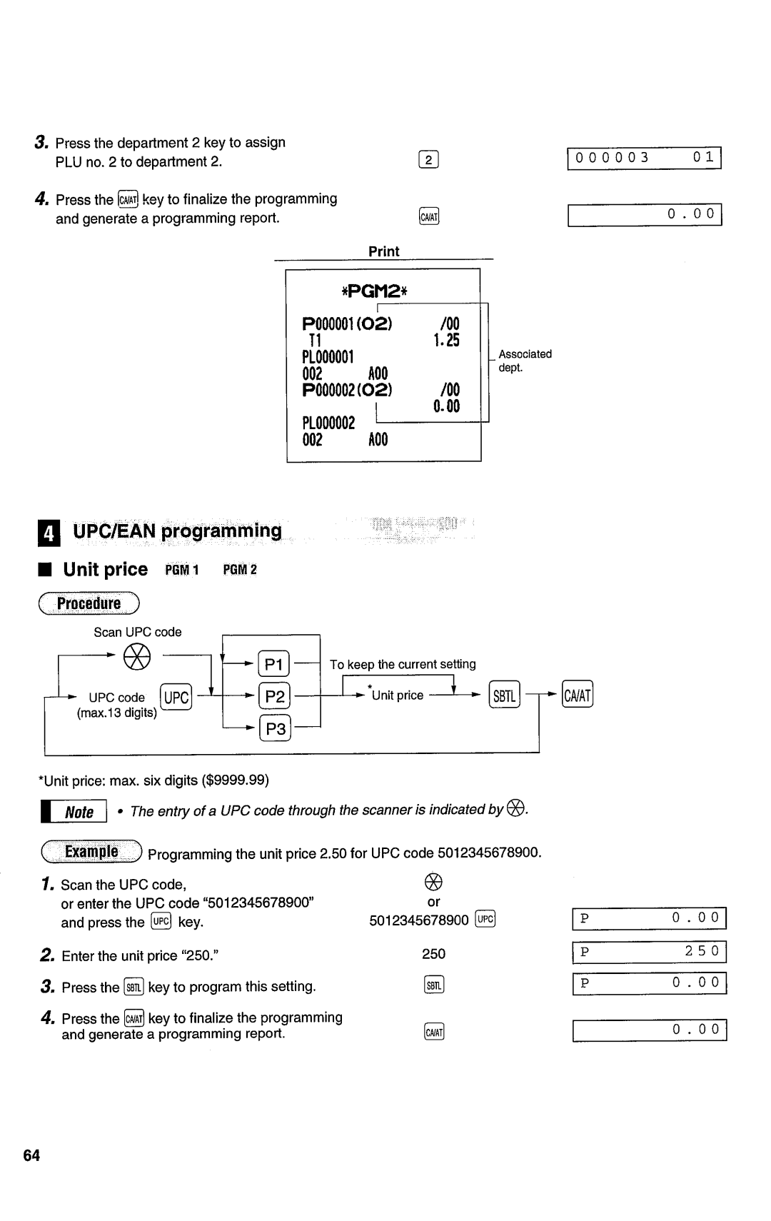 Sharp ER-A450T manual 