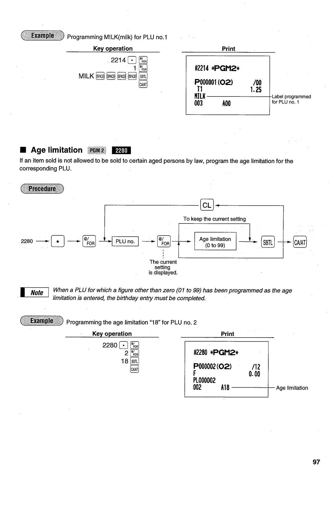 Sharp ER-A450T manual 