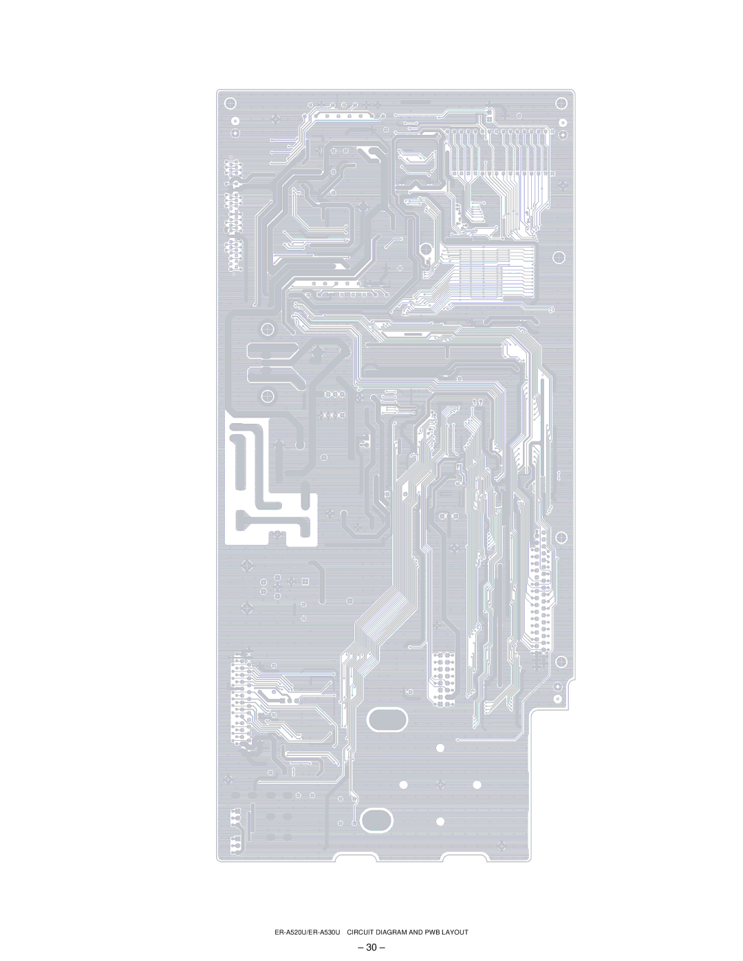 Sharp service manual ER-A520U/ER-A530U Circuit Diagram and PWB Layout 