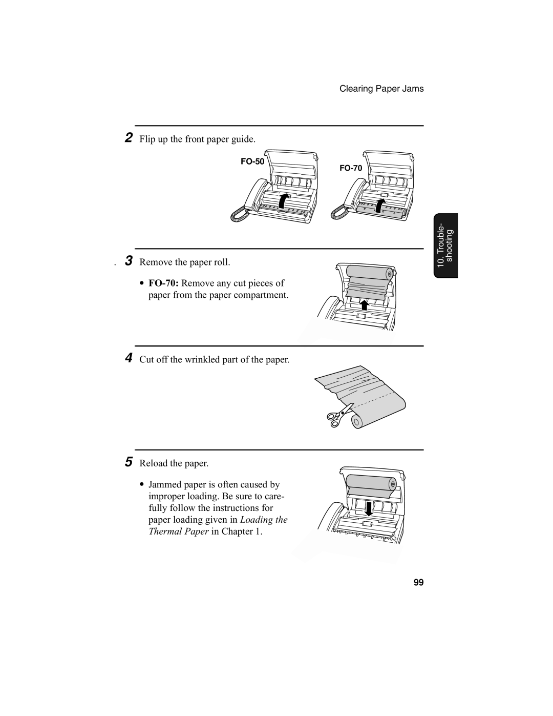 Sharp F0-50 F0-70 operation manual FO-50 FO-70 