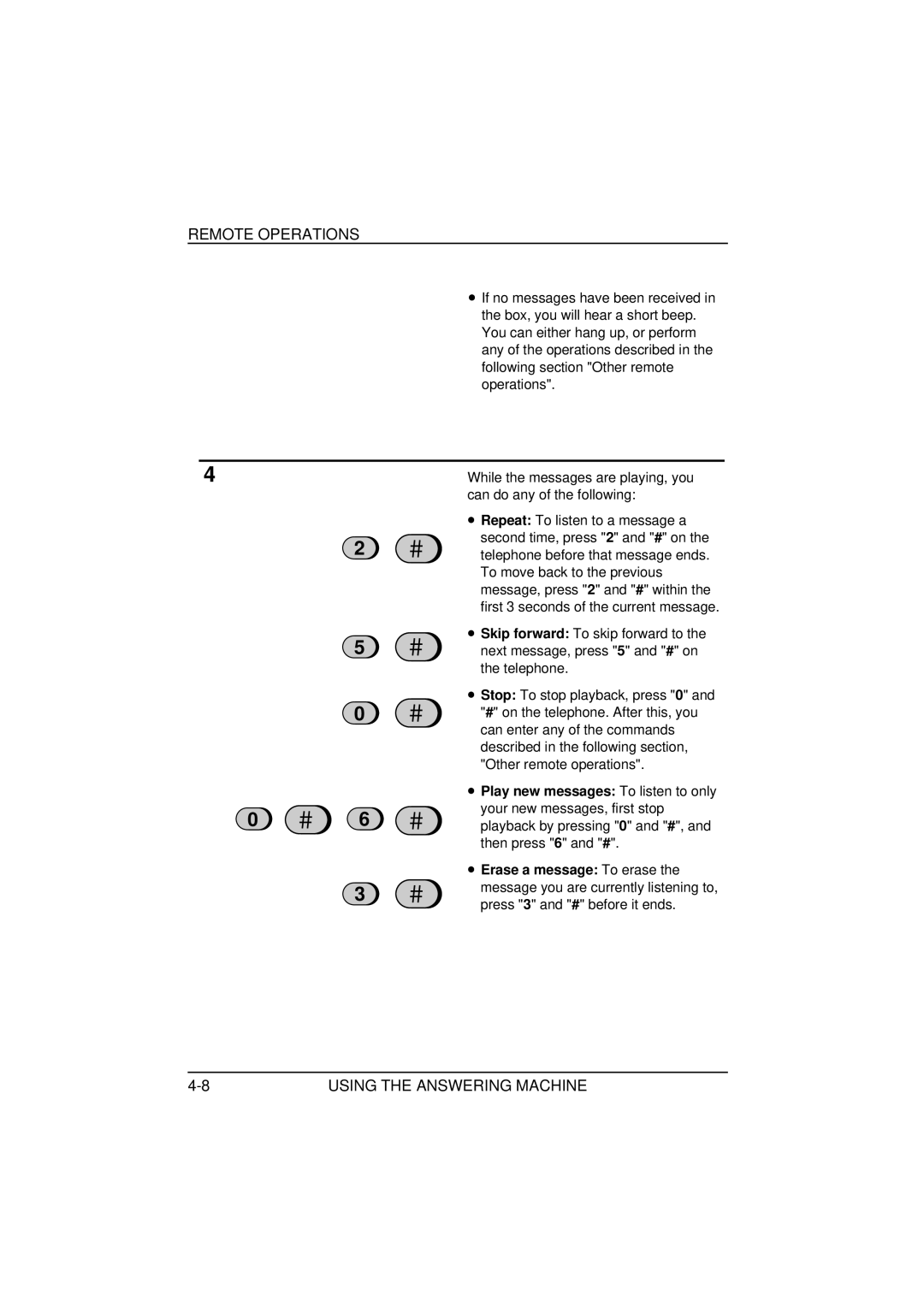 Sharp FO-1850, FO-1650 operation manual Remote Operations 