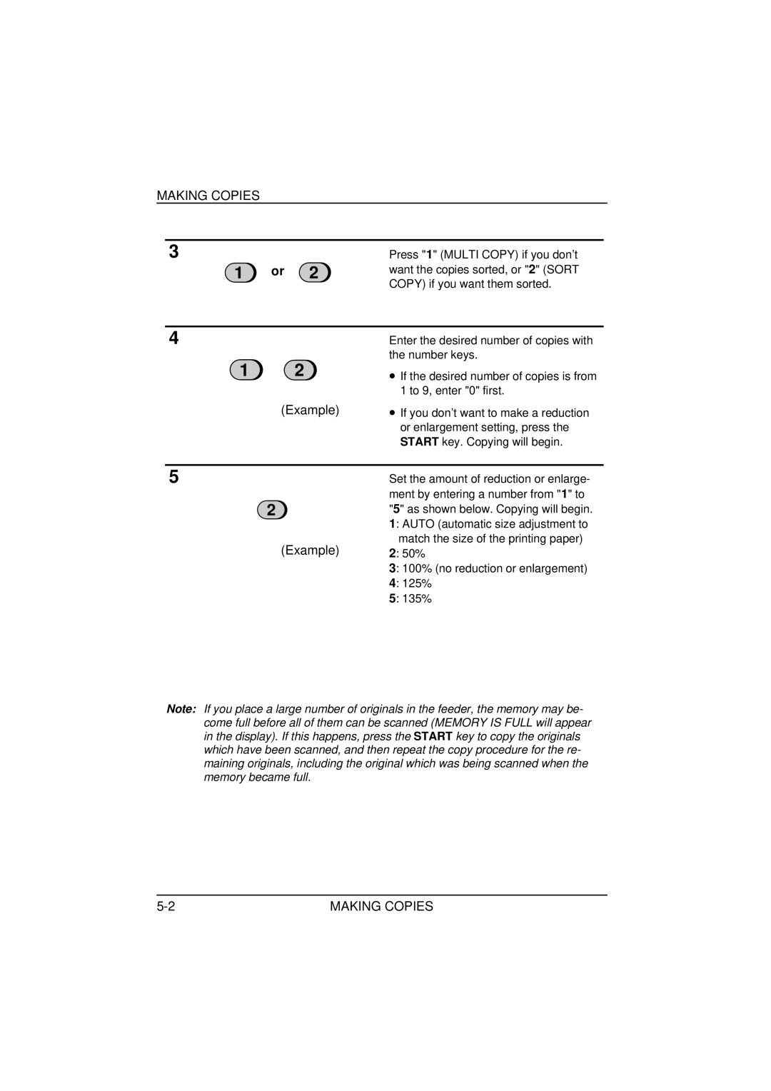 Sharp FO-1850, FO-1650 operation manual Press 1 Multi Copy if you don’t 