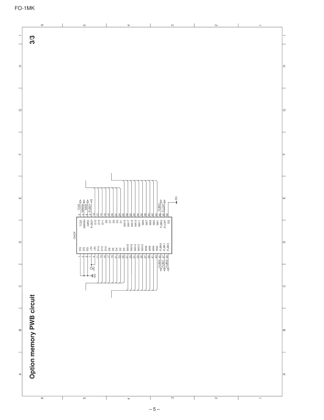 Sharp FO-1MK service manual Abcdefghi 