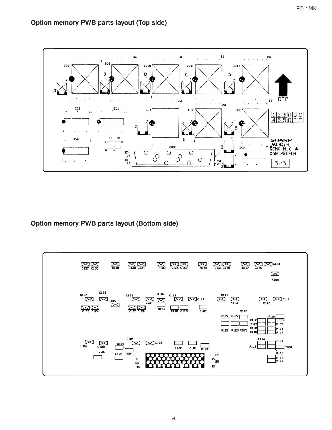 Sharp FO-1MK service manual 