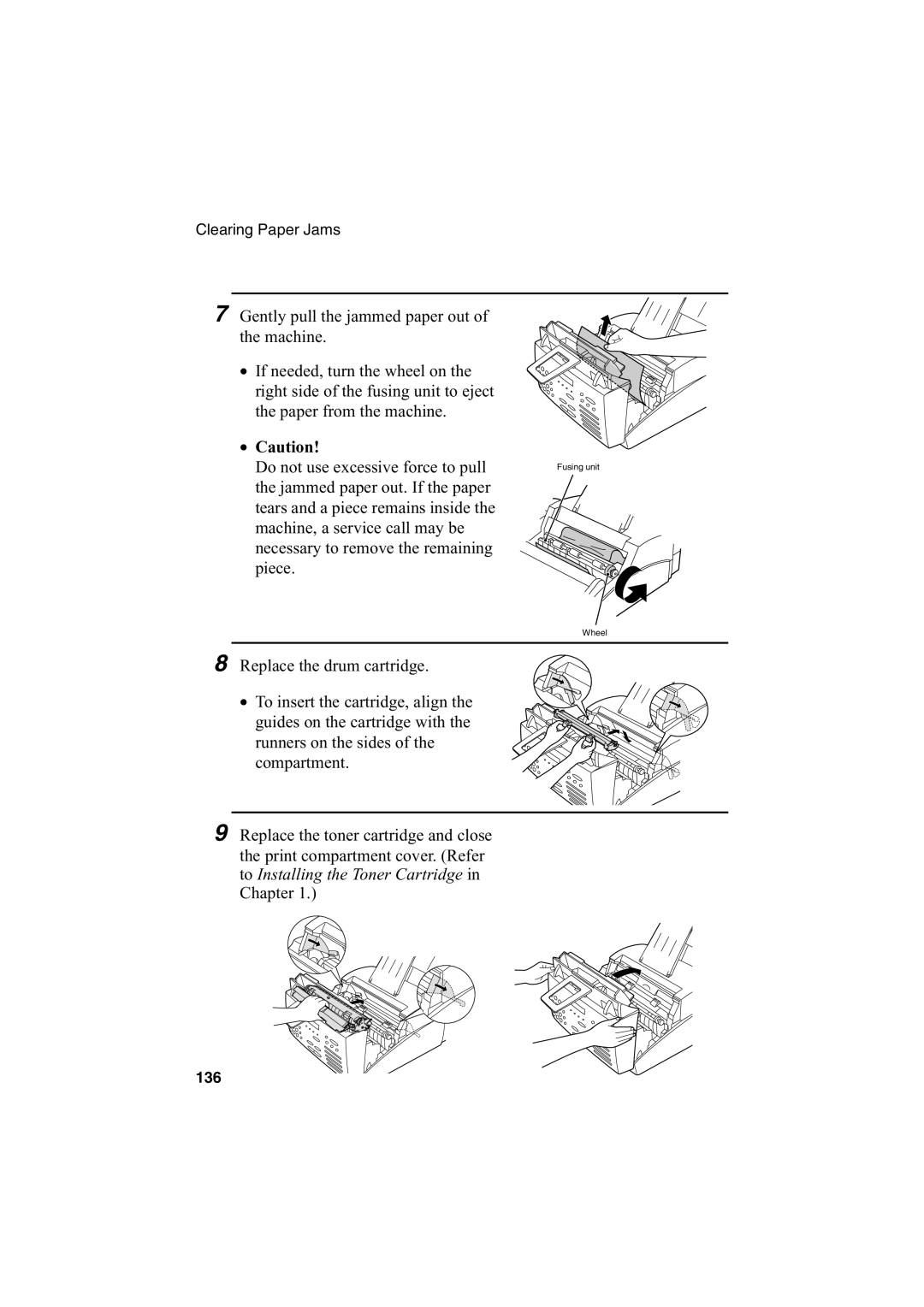 Sharp FO-2950M operation manual 136 