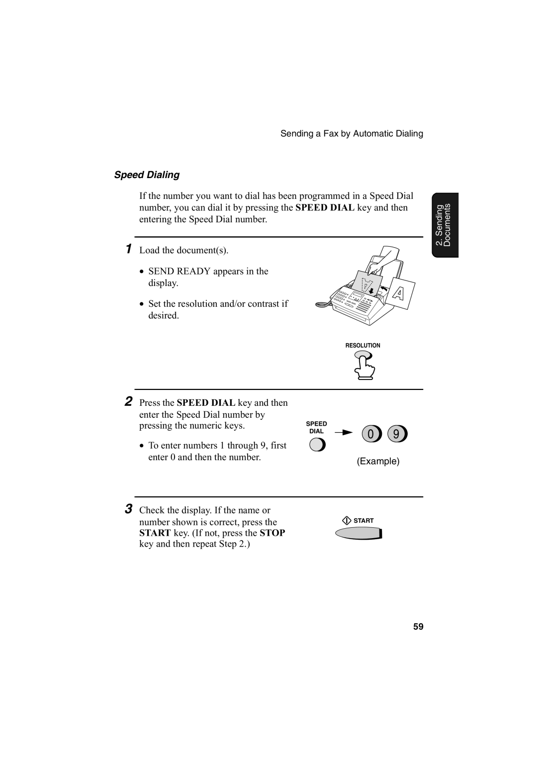 Sharp FO-2950M operation manual Speed Dialing 