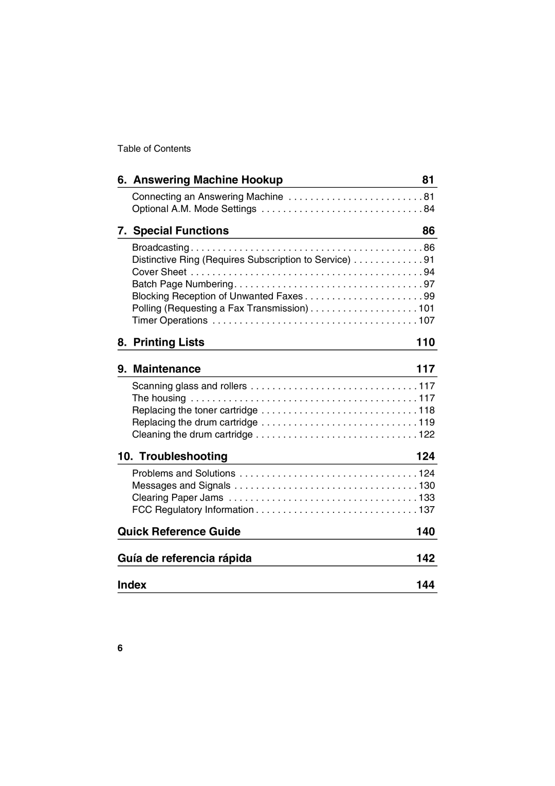 Sharp FO-2950M operation manual Answering Machine Hookup 