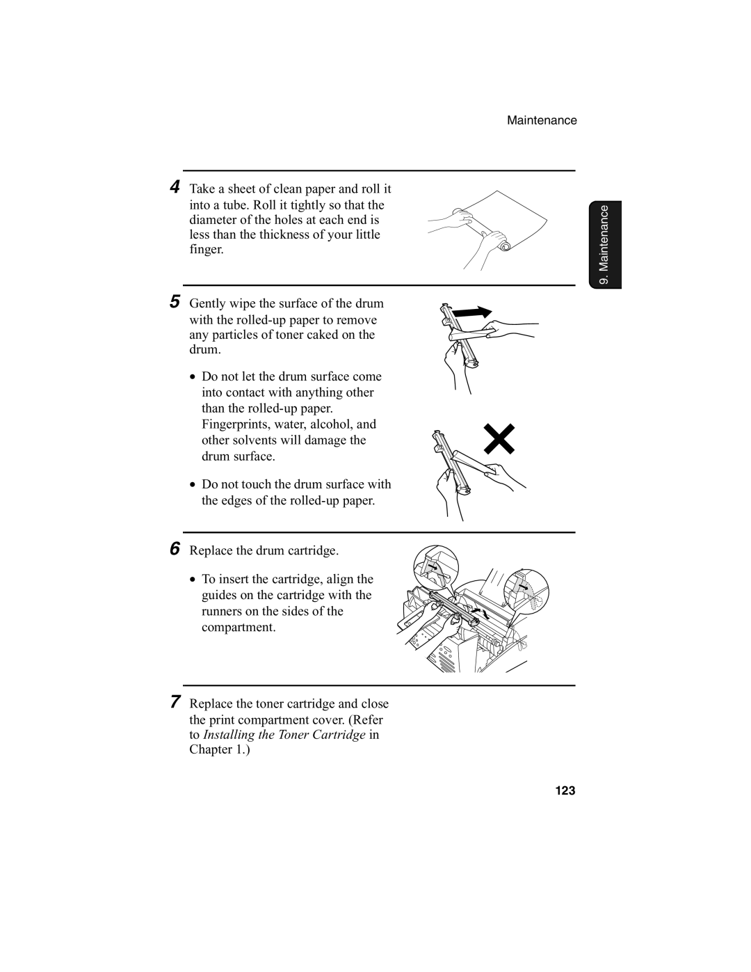 Sharp FO-2970M operation manual 123 