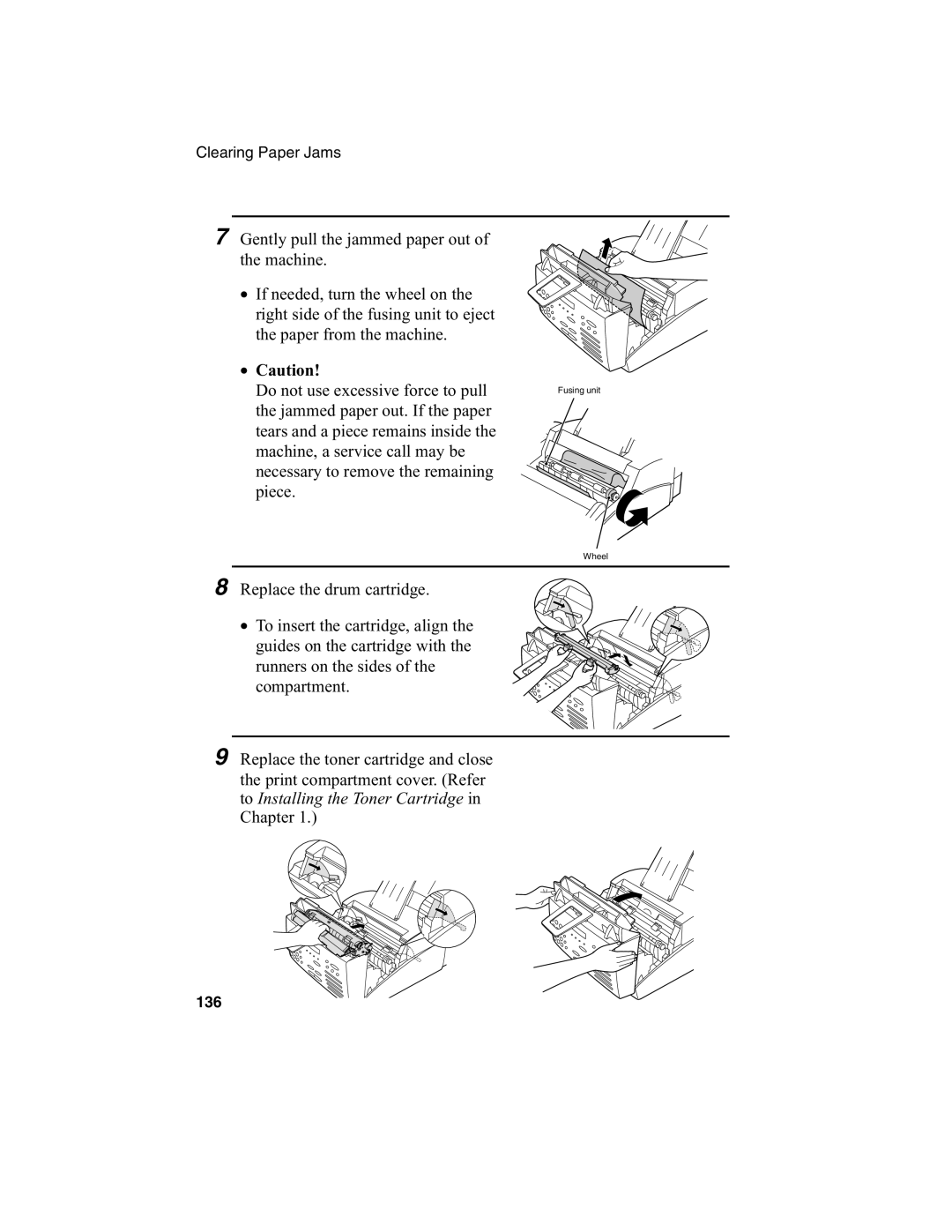 Sharp FO-2970M operation manual 136 