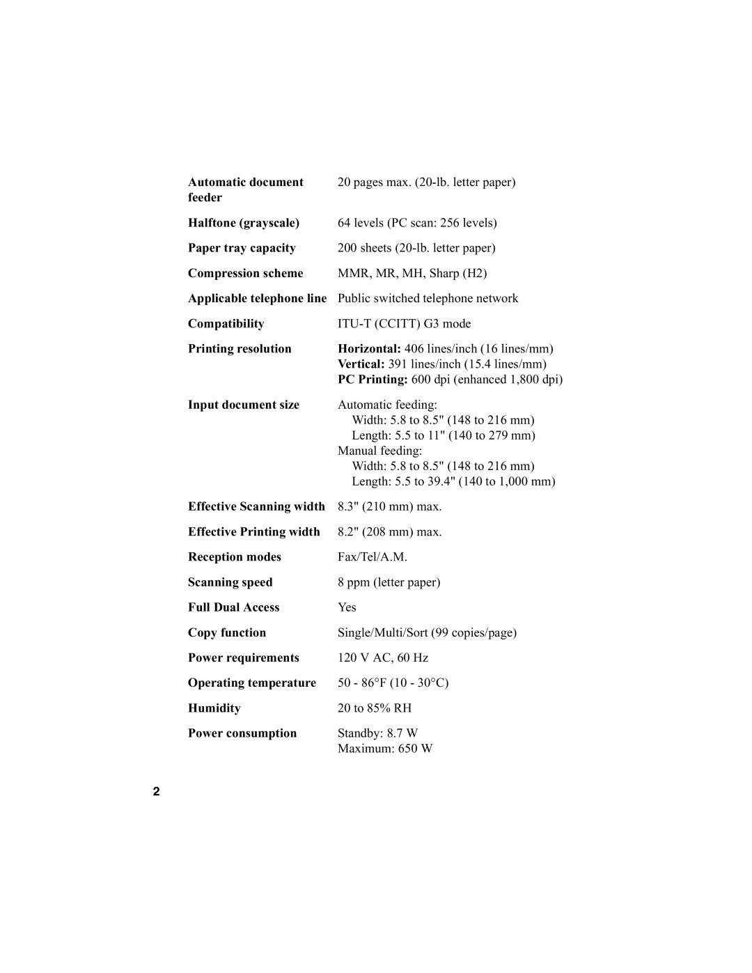 Sharp FO-2970M operation manual Automatic document 