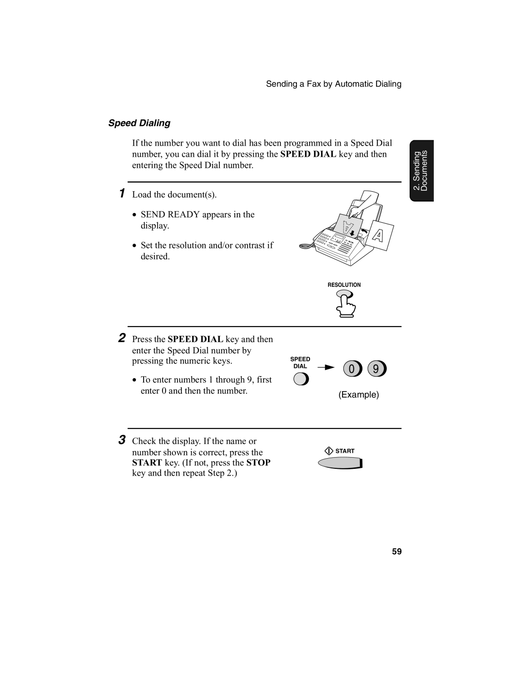 Sharp FO-2970M operation manual Speed Dialing 