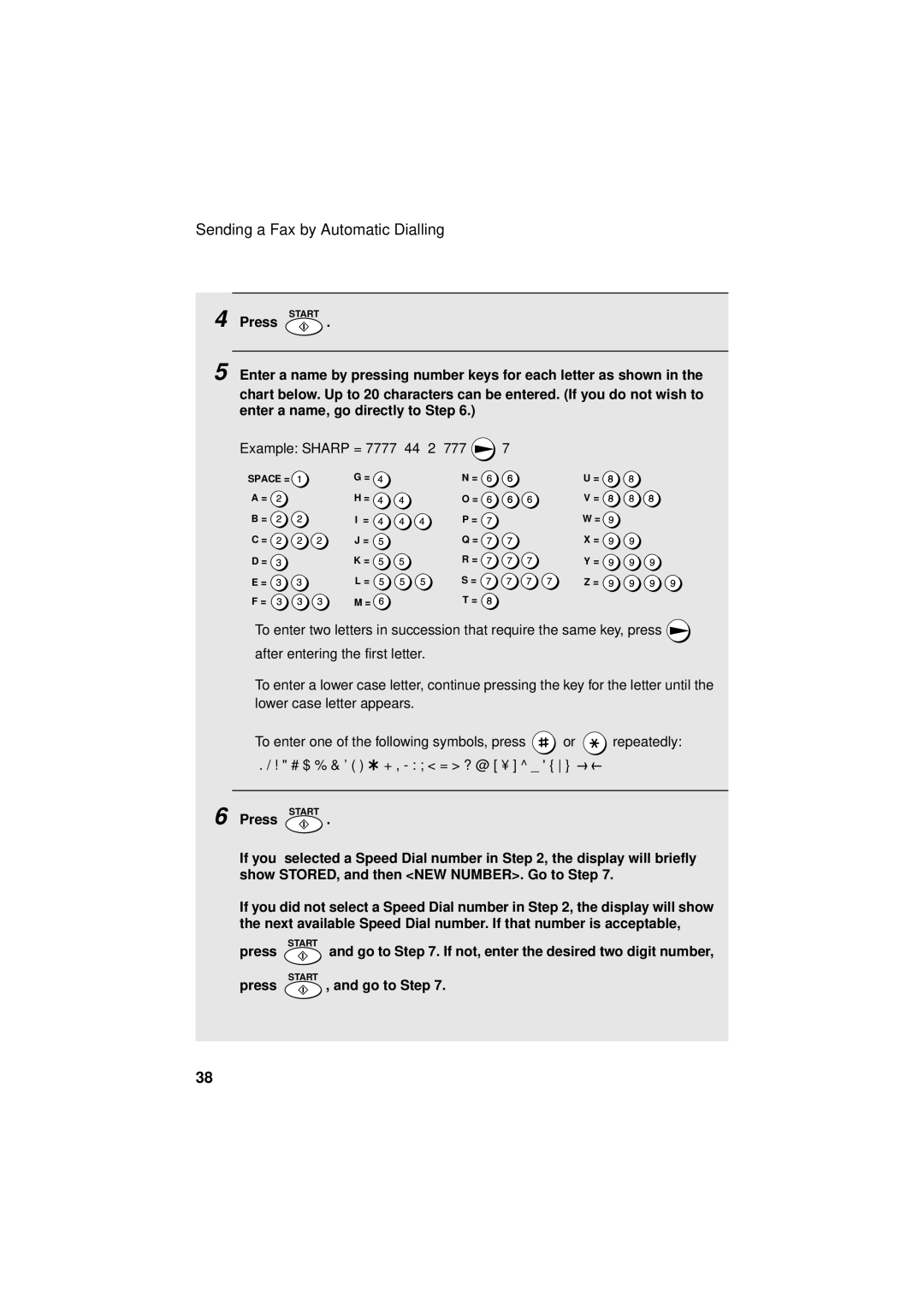 Sharp FO-3150 operation manual Go to . If not, enter the desired two digit number, Go to Step 