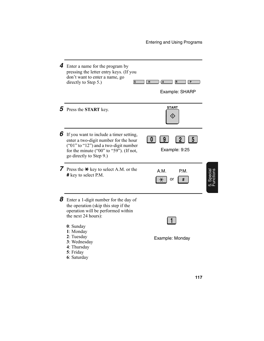 Sharp FO-4650, FO-4970 operation manual 117 