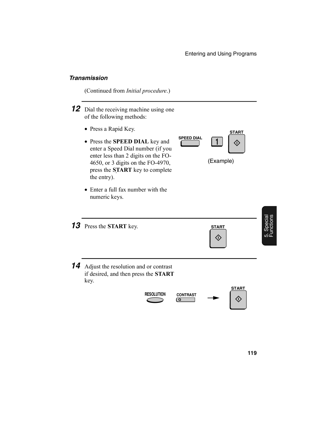 Sharp FO-4650, FO-4970 operation manual 119 