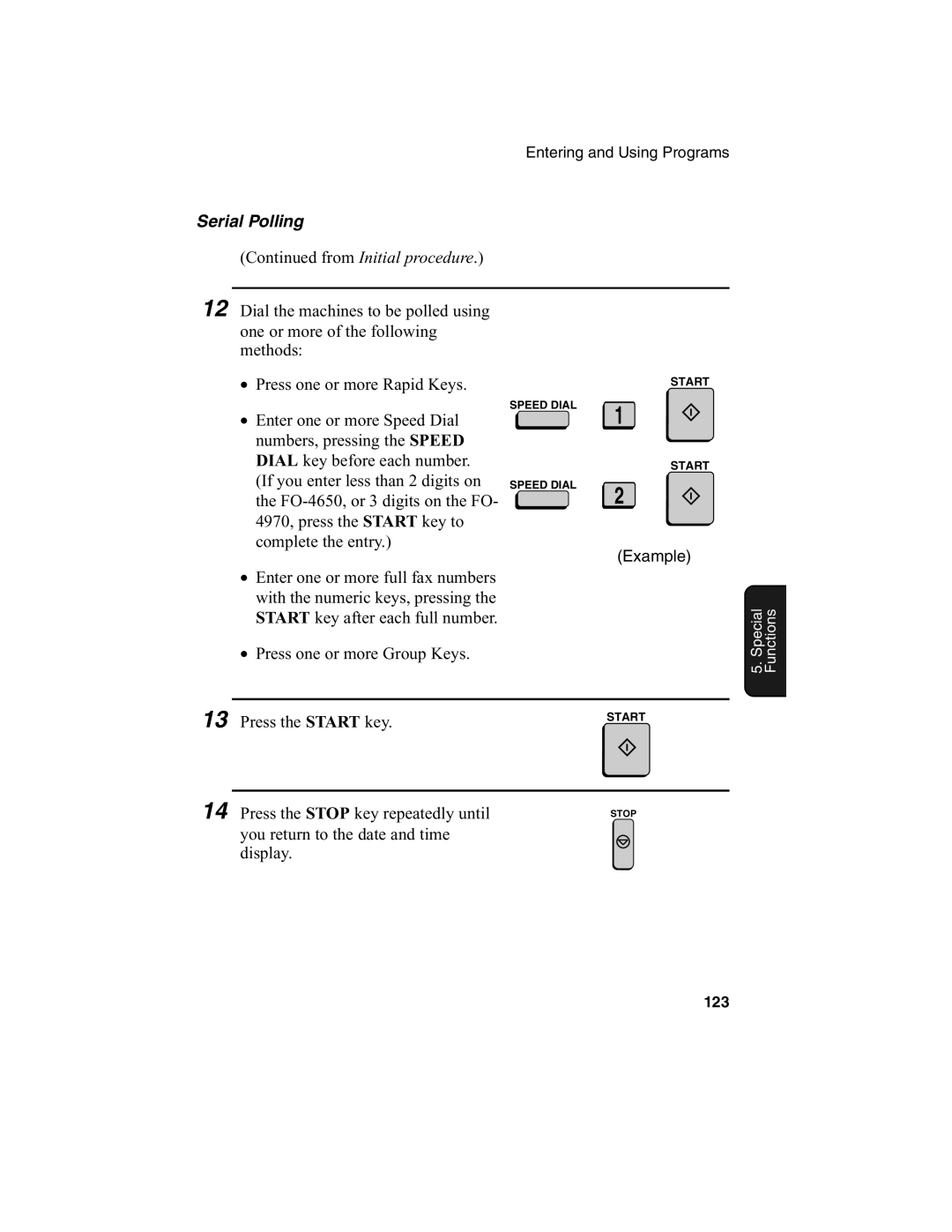 Sharp FO-4650, FO-4970 operation manual If you enter less than 2 digits on 