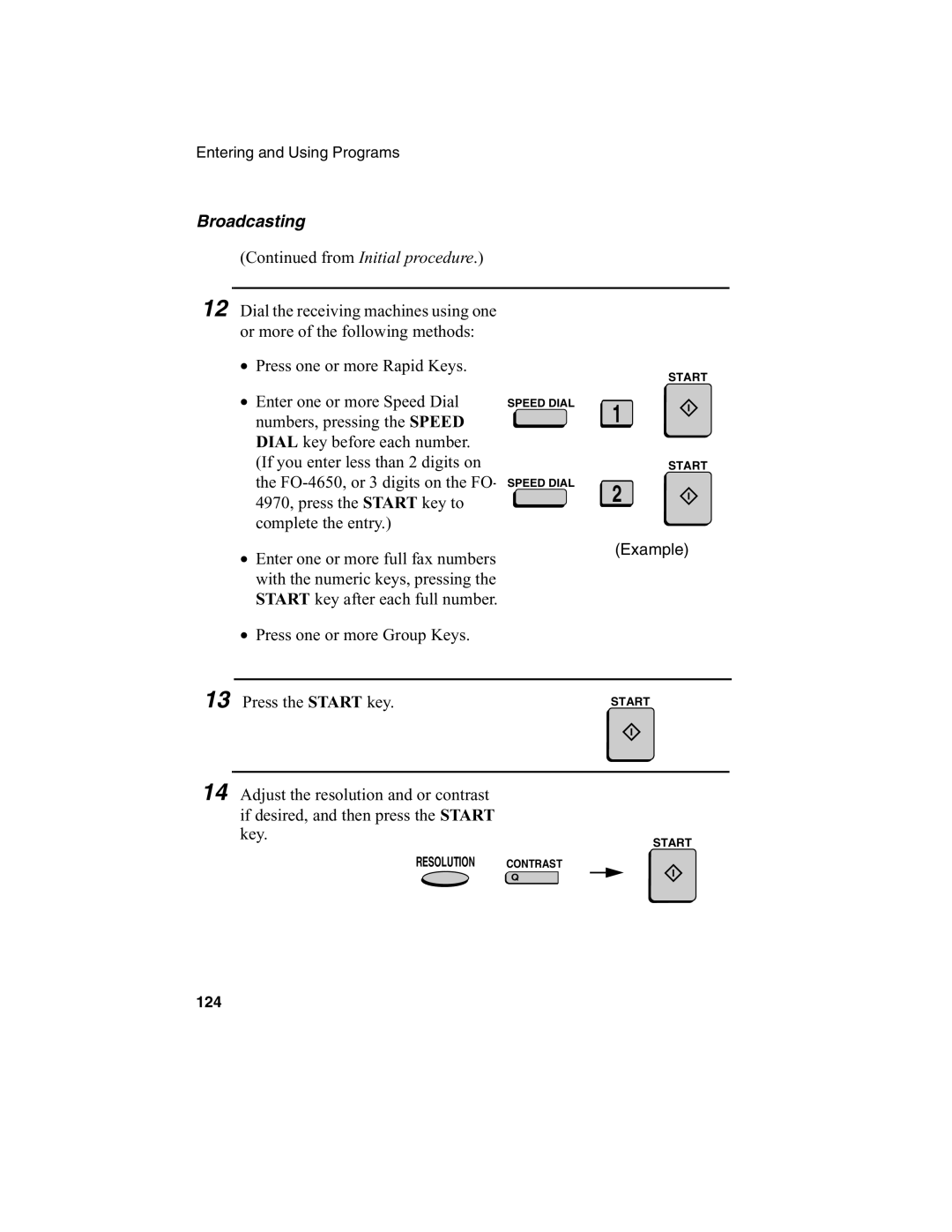 Sharp FO-4970, FO-4650 operation manual 124 