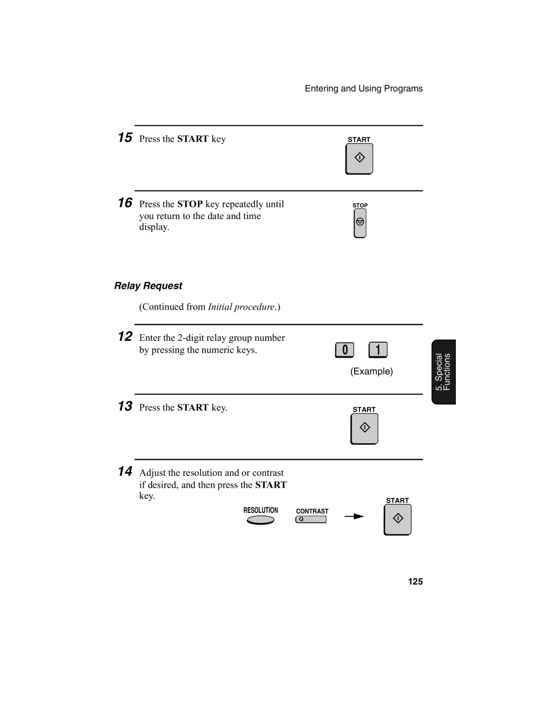 Sharp FO-4650, FO-4970 operation manual 125 