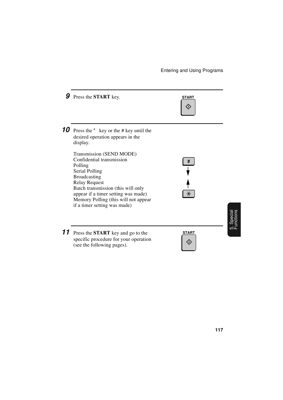 Sharp FO-5550, FO-5700, FO-4700 operation manual 117 