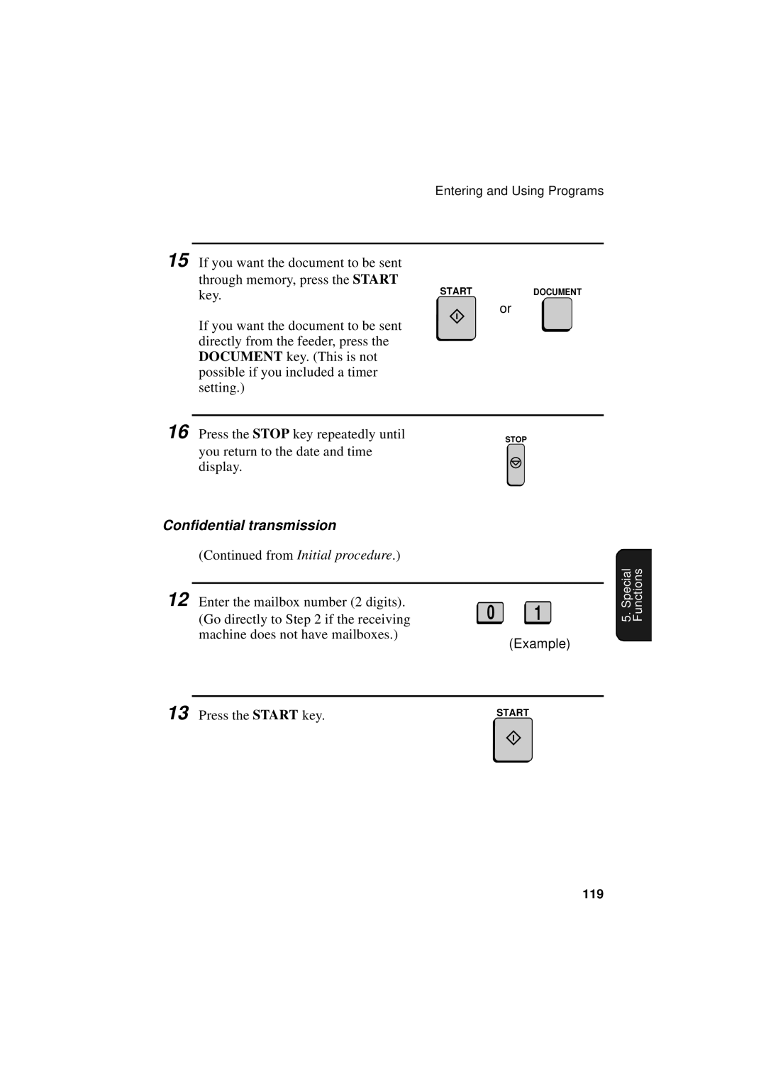 Sharp FO-4700, FO-5700, FO-5550 operation manual 119 