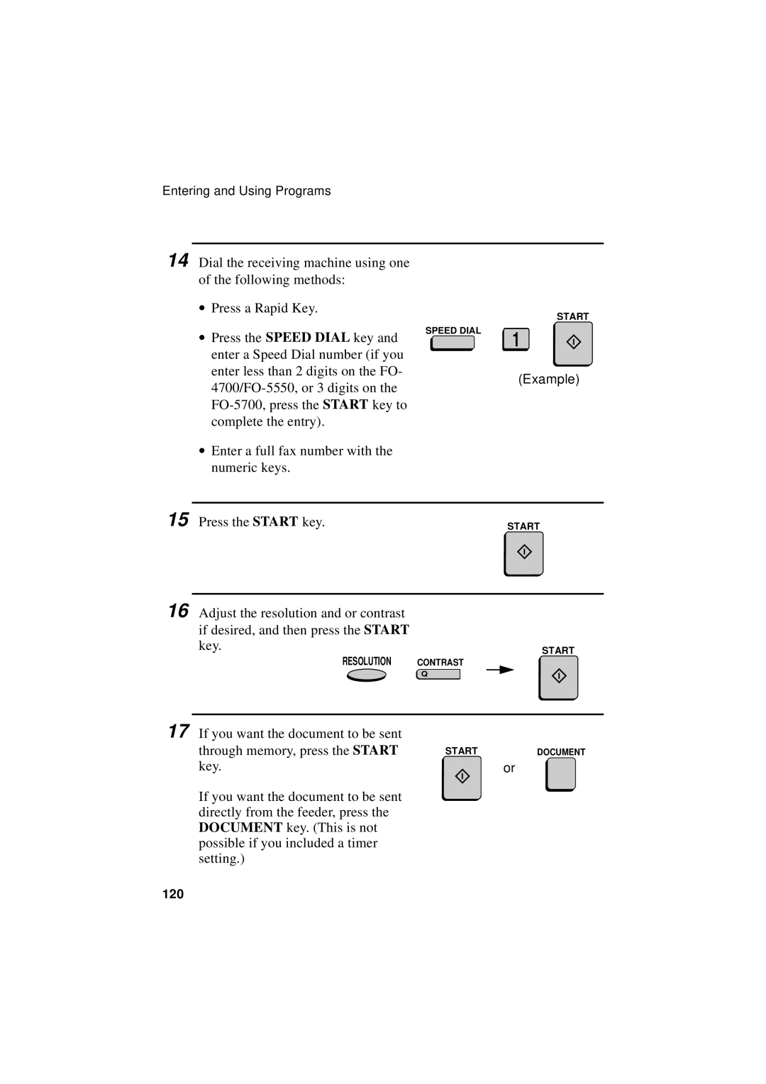 Sharp FO-5550, FO-5700, FO-4700 operation manual 120 