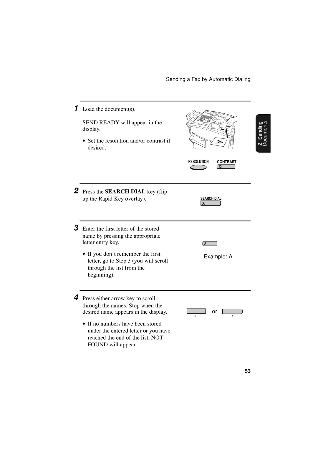 Sharp FO-4700, FO-5700, FO-5550 operation manual Example a 